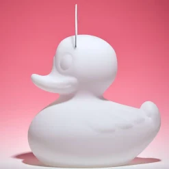 DUCK-DUCK XL udendørs LED-designerlampe, hvid