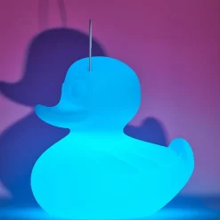 DUCK-DUCK XL udendørs LED-designerlampe, hvid