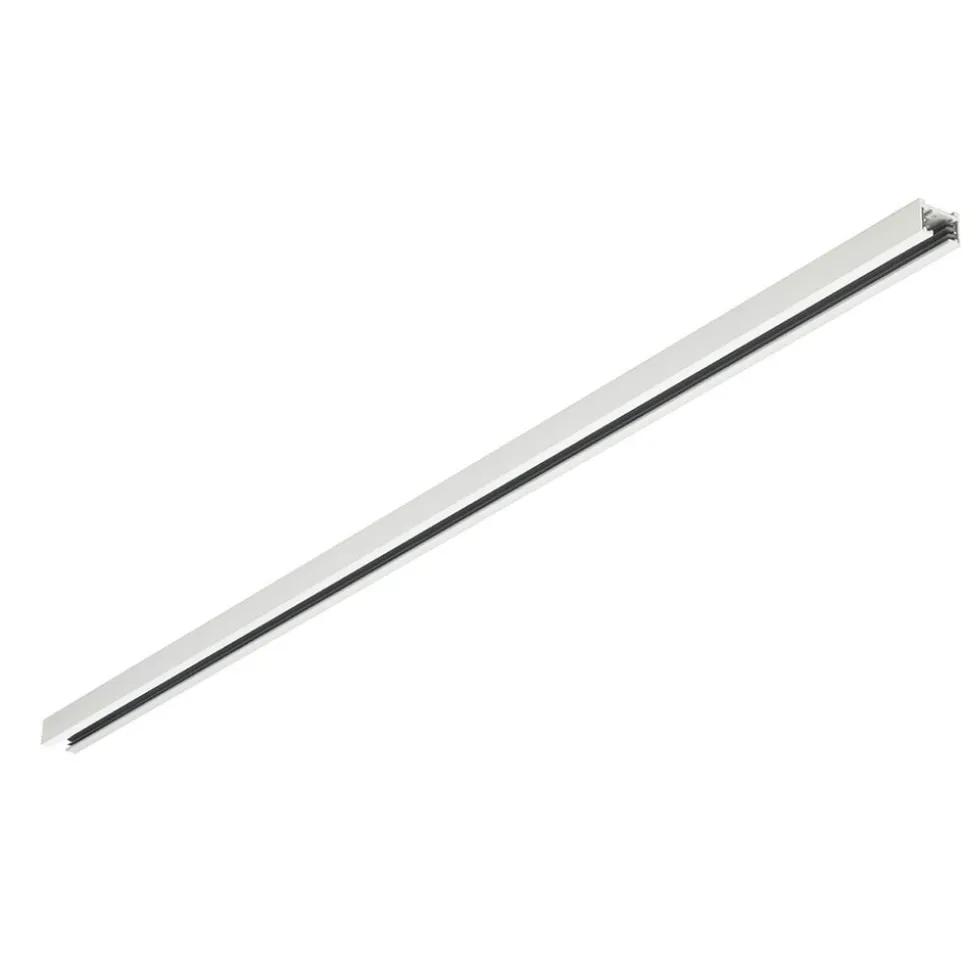 dUOline 2-faset skinne, hvid mat, 100 cm