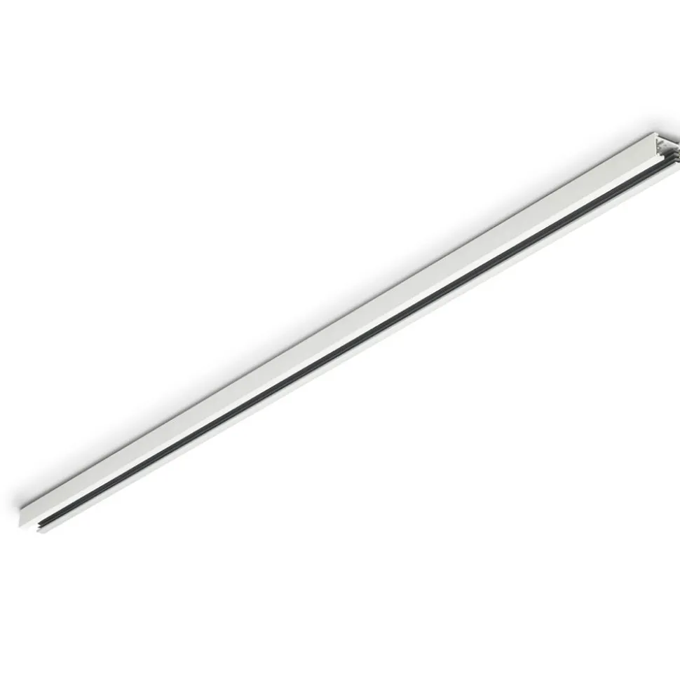 dUOline 2-faset skinne, hvid mat, 100 cm