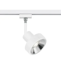 DUOline 780701 skinnespot, Ø 11 cm, hvid, 2-faset, GU10