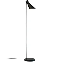 Dyberg Larsen gulvlampe DL12, sort, højde 139 cm, metal