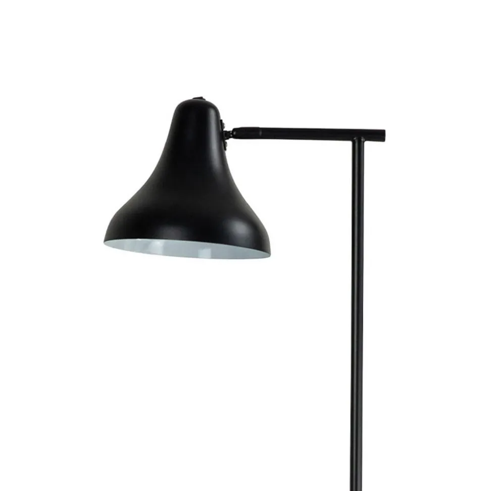 Dyberg Larsen gulvlampe Tokyo, sort, højde 155 cm, metal