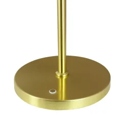 Dyberg Larsen LED-bordlampe DL20, højde 30 cm, glas