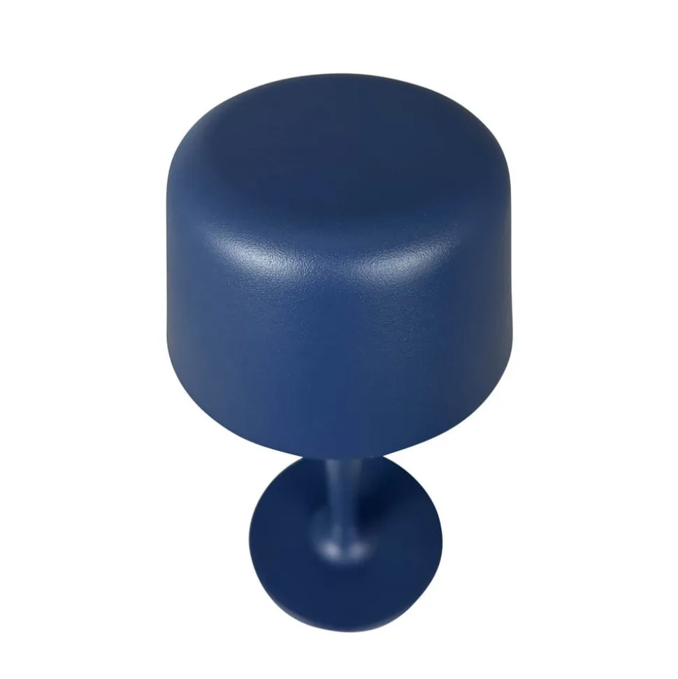 Dyberg Larsen LED-bordlampe Flow, blå, højde 25 cm