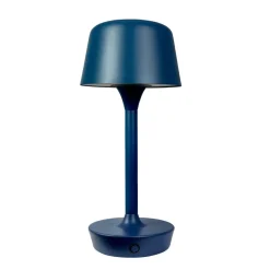 Dyberg Larsen LED-bordlampe Flow, blå, højde 25 cm