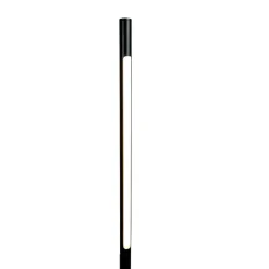 Dyberg Larsen LED-gulvlampe Vagner, sort, højde 150 cm