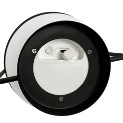 Dyberg Larsen LED-solcellelampe Summer, hvid/sort Højde 26 cm
