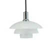 Dyberg Larsen Morph pendellampe, opal, Ø 21 cm, glas