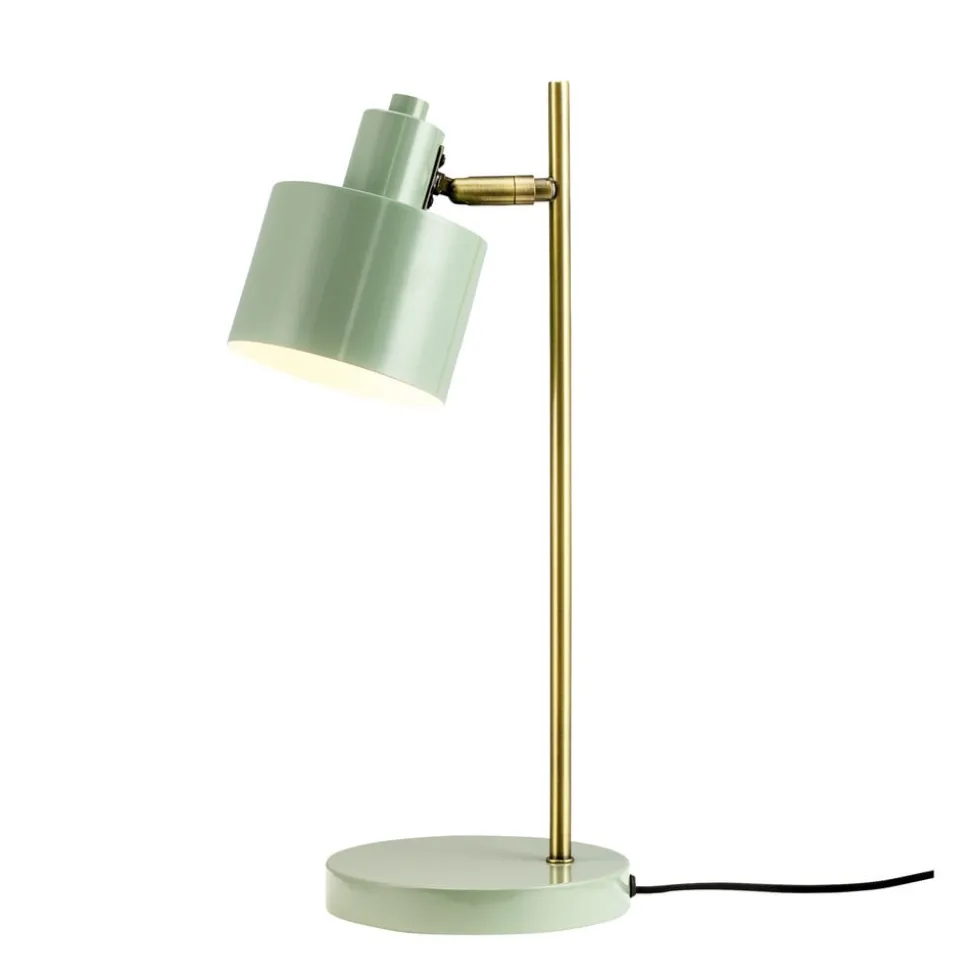 Dyberg Larsen Ocean bordlampe, oliven, højde 43 cm, metal