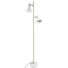 Dyberg Larsen Sleep gulvlampe, kridhvid, højde 165 cm, stål