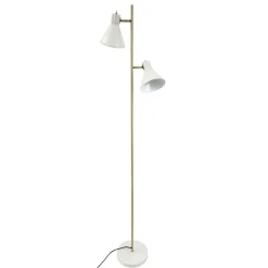 Dyberg Larsen Sleep gulvlampe, kridhvid, højde 165 cm, stål