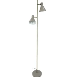 Dyberg Larsen Sleep gulvlampe, brun, højde 165 cm, stål