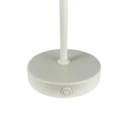 Dyberg Larsen Stockholm bordlampe til opladning, perlehvid