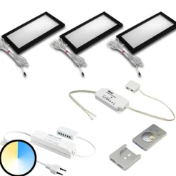 Dynamic Sky LED-underskabslampe 3 stk., sort