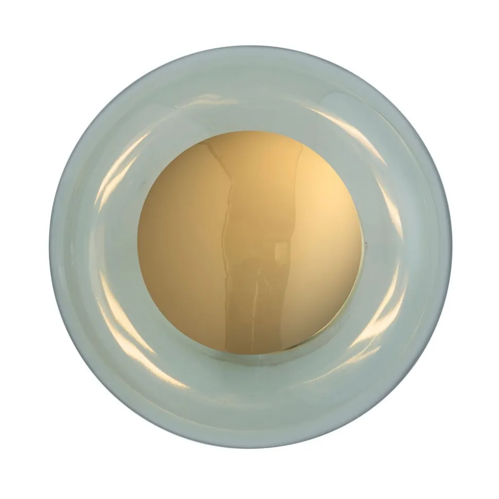 EBB & FLOW Horizon fatning guld/grøn Ø 21 cm
