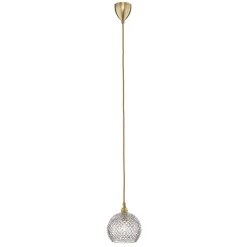 EBB & FLOW Rowan hængelampe, guld Ø 15,5cm