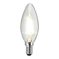 E14 B35 LED-kertepære 2 W 2.700 K filament 250lm