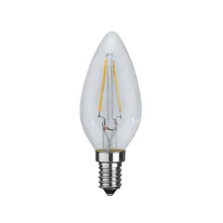 E14 B35 LED-kertepære 2 W 2.700 K filament 250lm