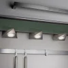 Ecco LED-underskabsbelysning, sæt med 3, nikkel