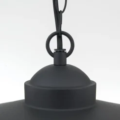 Edward udendørs hængelampe, antracit, Ø 27,5 cm, aluminium