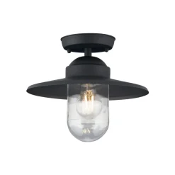 Edward udendørs loftlampe, antracit, Ø 27,5 cm, aluminium