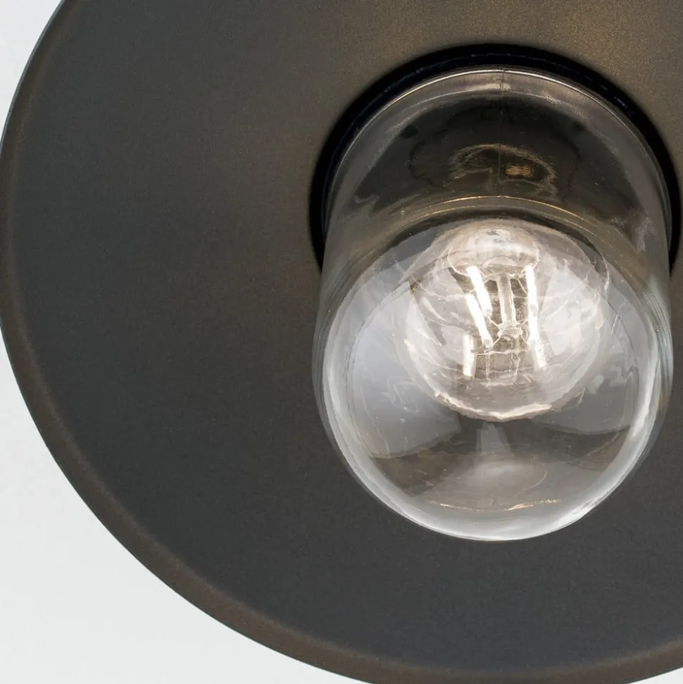 Edward udendørs loftlampe, antracit, Ø 27,5 cm, aluminium