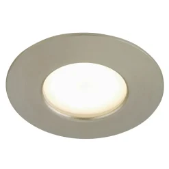 Effektivt Nikas IP44 LED-indbygningsspot, nikkel