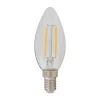 E14 filament LED-kertepære 2W, klar, 2.700 K