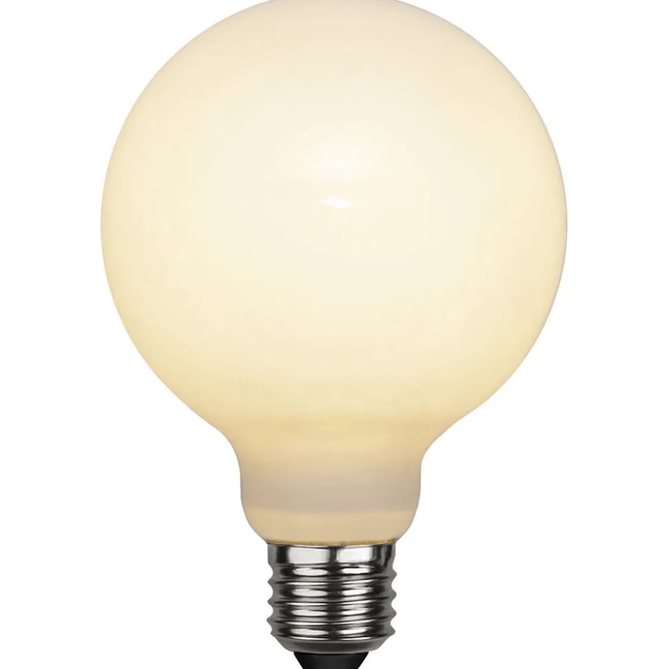 E27 G95 LED-globepære 7,5 W 3-trins-dæmpning opal