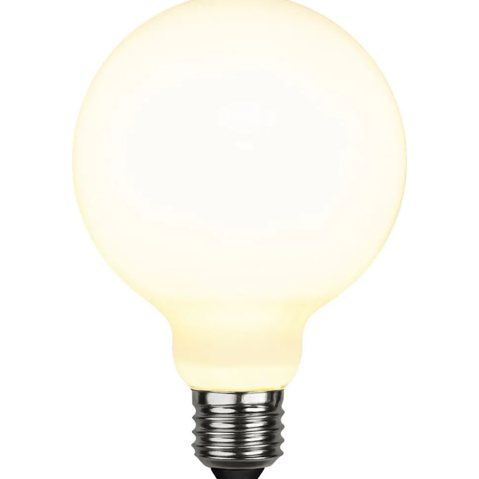 E27 G95 LED-globepære 7,5 W 3-trins-dæmpning opal