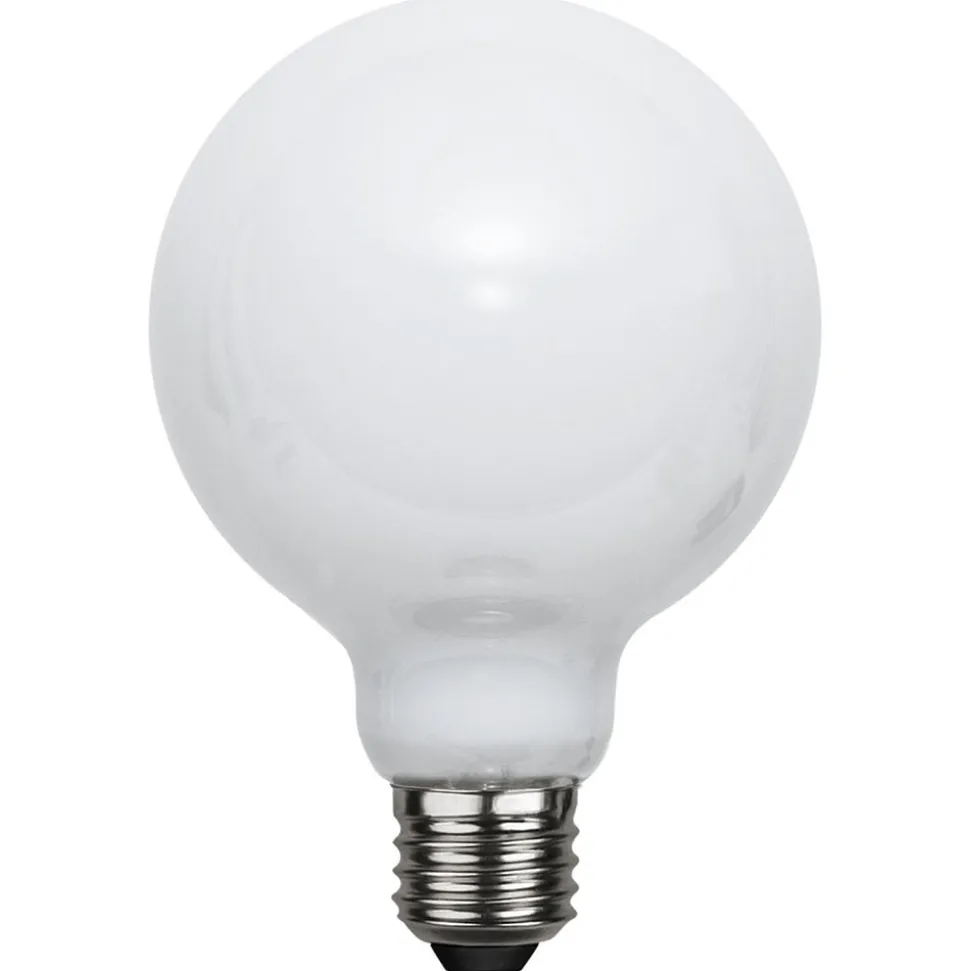 E27 G95 LED-globepære 7,5 W 3-trins-dæmpning opal