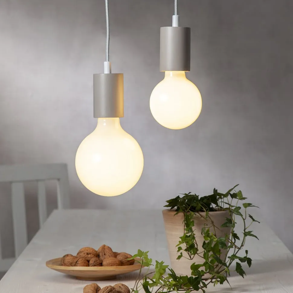 E27 G95 LED-globepære 7,5 W 3-trins-dæmpning opal