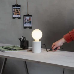 E27 G95 LED-globepære 7,5 W 3-trins-dæmpning opal