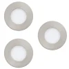 EGLO connect Fueva-C LED indbygningsspot 8,6 cm, sæt med 3 stk