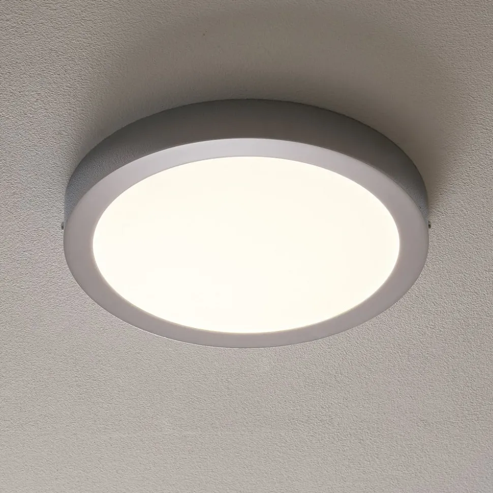 EGLO connect Fueva-C loftlampe rund 30 cm krom