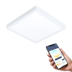 EGLO connect Fueva-Z loftslampe 28x28cm hvid