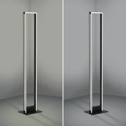 EGLO connect LED-gulvlampe Savilanas-Z, sort, CCT