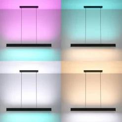 EGLO connect LED-hængelampe Andreas-Z, sort, stål