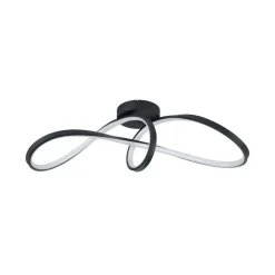 EGLO connect LED-loftlampe Calarossa-Z, sort, aluminium