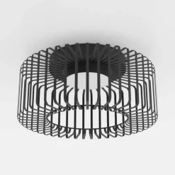 EGLO connect LED-loftlampe Ginestrone-Z, sort, aluminium