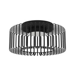 EGLO connect LED-loftlampe Ginestrone-Z, sort, aluminium