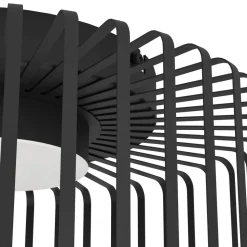 EGLO connect LED-loftlampe Ginestrone-Z, sort, aluminium