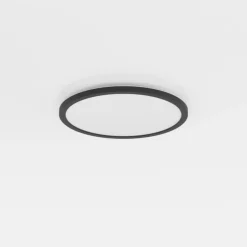 EGLO connect LED-loftlampe Rovito-Z, sort, Ø 39 cm