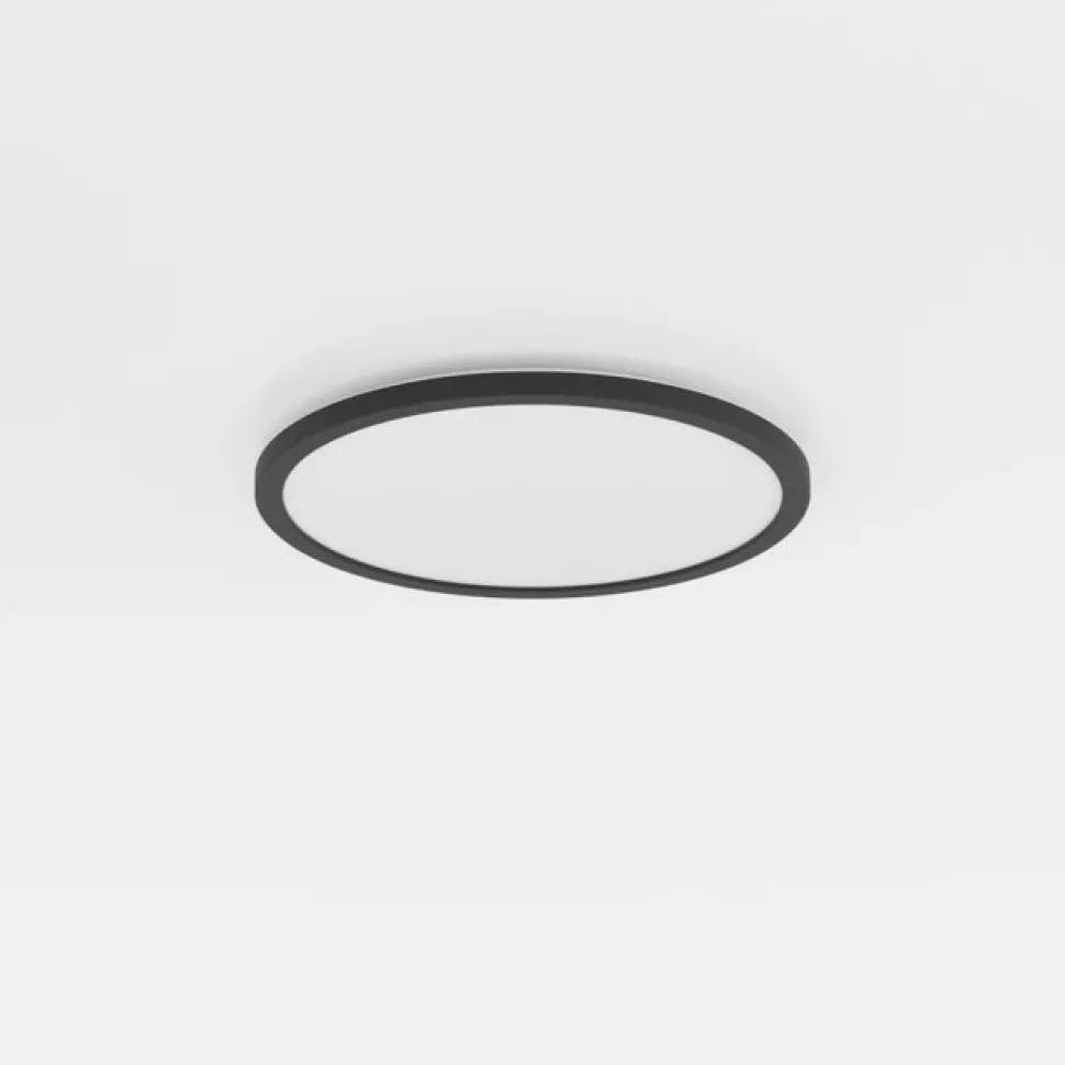 EGLO connect LED-loftlampe Rovito-Z, sort, Ø 39 cm