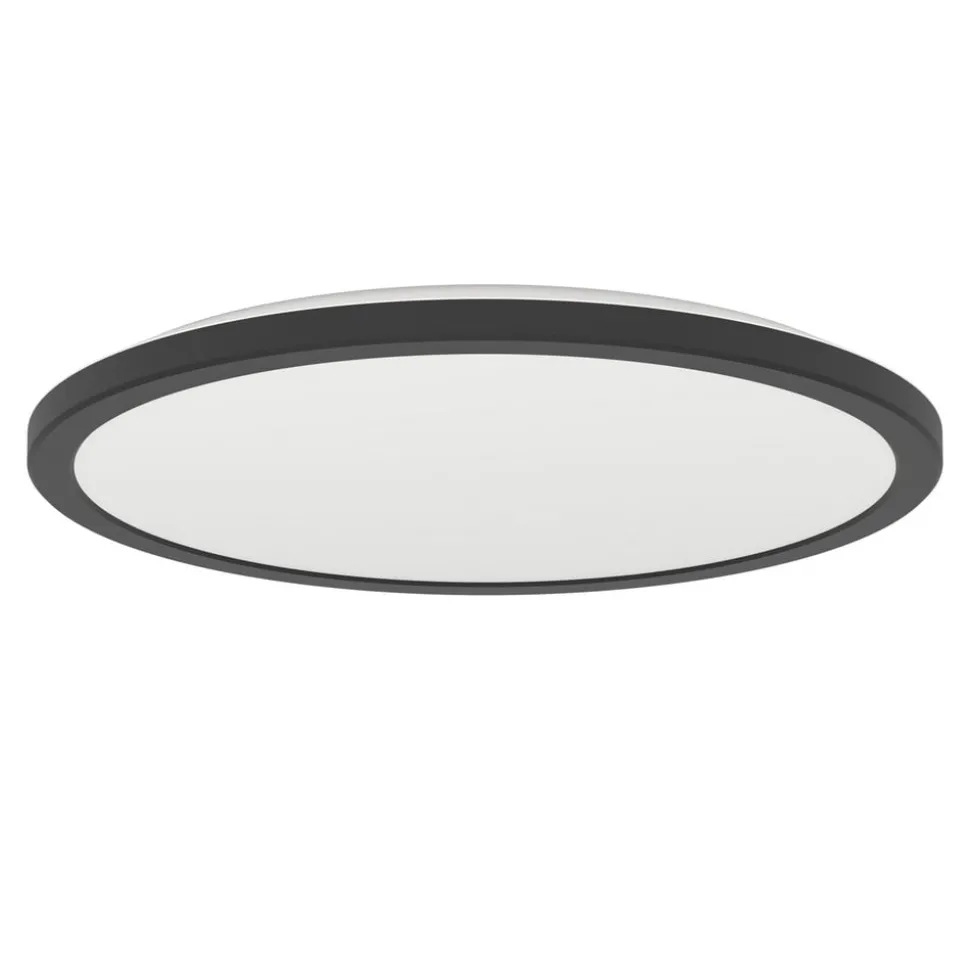 EGLO connect LED-loftlampe Rovito-Z, sort, Ø 39 cm