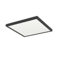 EGLO connect LED-loftlampe Rovito-Z, sort, 29 x 29 cm
