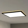 EGLO connect LED-loftlampe Rovito-Z, sort, 50 x 50 cm