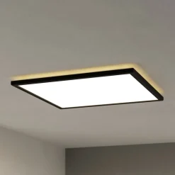 EGLO connect LED-loftlampe Rovito-Z, sort, 50 x 50 cm