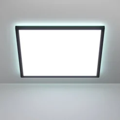 EGLO connect LED-loftlampe Rovito-Z, sort, 50 x 50 cm